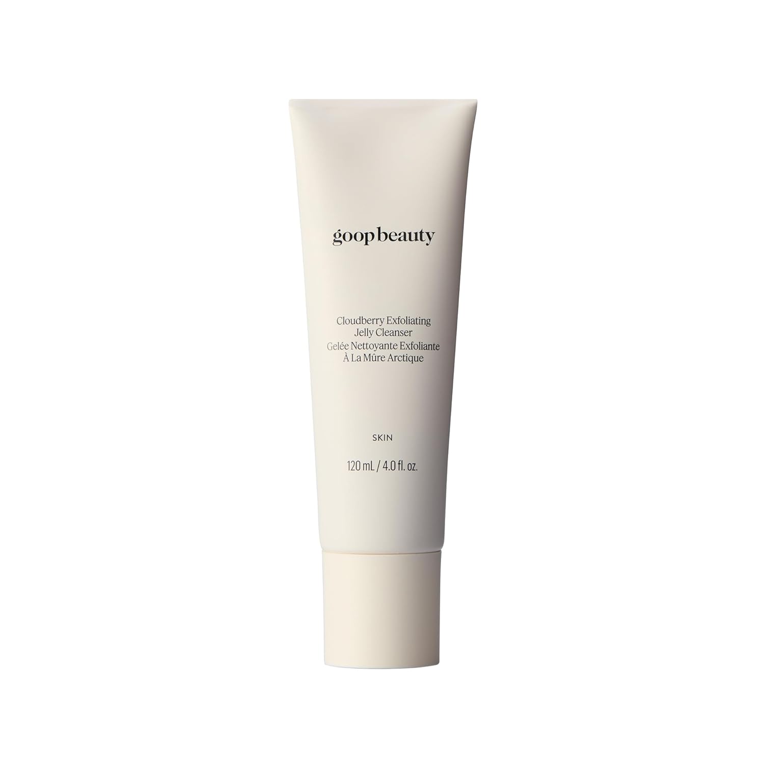 goop Beauty Exfoliating Jelly Cleanser | Face Wash to Clean & Smooth Skin | Squalane, Kakadu Plum, & Vitamin C | Moisturizes & Soothes Skin | Paraben & Silicone Free | 4 fl oz